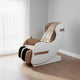 Marty 7 Modes Massage Chair with 3D Back Roller | Beige Faux Leather
