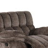 Heya Oversize Manual Glider Recliner Chair | Pillow Tufted Dark Brown