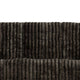 Jeya Manual Recliner Sofa | Wide Wale Faux Fur Fabric | Brown | 83"
