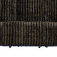 Jeya Manual Recliner Sofa | Wide Wale Faux Fur Fabric | Brown | 83"