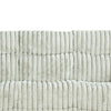 Jeya Manual Recliner Sofa | Plush Wide Wale Faux Fur | Light Gray | 83"