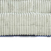 Jeya Manual Recliner Sofa | Plush Wide Wale Faux Fur | Light Gray | 83"