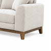Wera Accent Loveseat with 2 Pillows | Light Gray Chenille | 65"
