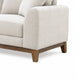 Wera Accent Loveseat with 2 Pillows | Light Gray Chenille | 65"
