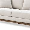 Wera Accent Loveseat with 2 Pillows | Light Gray Chenille | 65"