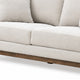 Wera Accent Loveseat with 2 Pillows | Light Gray Chenille | 65"