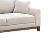 Wera Accent Sofa with 2 Pillows | Light Gray Chenille | 84"