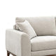 Wera Accent Sofa with 2 Pillows | Light Gray Chenille | 84"