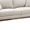 Wera Accent Sofa with 2 Pillows | Light Gray Chenille | 84"