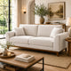Wera Accent Sofa with 2 Pillows | Light Gray Chenille | 84"