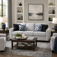 Light Gray, Blue, Black