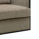 Cyra Swivel Accent Chair | Taupe Gray Chenille Foam Cushions | Barrel Back