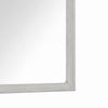Osko Dresser Mirror | Rounded Edges | Light Gray Wood | 40x42 Rectangular