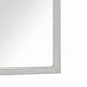 Osko Dresser Mirror | Rounded Edges | Light Gray Wood | 40x42 Rectangular