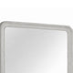 Osko Dresser Mirror | Rounded Edges | Light Gray Wood | 40x42 Rectangular