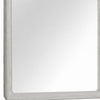Osko Dresser Mirror | Rounded Edges | Light Gray Wood | 40x42 Rectangular