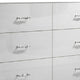 Soha Wide Dresser | 6 Drawers | Acrylic Chrome H&les | High Gloss White