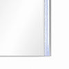Soha Dresser Mirror | Rhinestone Trim w LED | High Gloss White 38x38