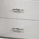 Soha Nightst& | 2 Drawers | Acrylic Chrome H&les | High Gloss White