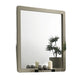Reny Dresser Mirror | Rounded Edges | Rustic Gray | 40x40 Square