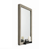Reny Dresser Mirror | Rounded Edges | Rustic Gray | 40x40 Square