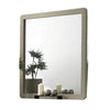 Reny Dresser Mirror | Rounded Edges | Rustic Gray | 40x40 Square