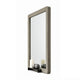 Reny Dresser Mirror | Rounded Edges | Rustic Gray | 40x40 Square