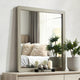 Reny Dresser Mirror | Rounded Edges | Rustic Gray | 40x40 Square