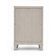 Dabu Tall Dresser Chest | 4 Drawers | Linear H&les | Light Gray | Black