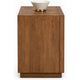 Dane Side End Table | 20" Cubic | Open Shelf | Medium Oak Brown