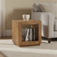 Dane Side End Table | 20" Cubic | Open Shelf | Medium Oak Brown