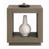 Dane Side End Table | 20" Cubic | Open Shelf | Natural Oak Gray Finish