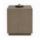 Dane Side End Table | 20" Cubic | Open Shelf | Natural Oak Gray Finish
