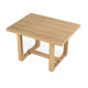 Sesa Dining Table | 48" Rectangular Top | Trestle Base | Natural Brown