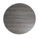 Kysa Dining Table | 47" Gray Round Top | Cross U Pedestal Base | White