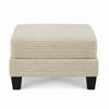 Mysi Storage Ottoman | Beige Wide Wale Corduroy Upholstery | 31"