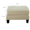 Mysi Storage Ottoman | Beige Wide Wale Corduroy Upholstery | 31"