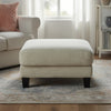Mysi Storage Ottoman | Beige Wide Wale Corduroy Upholstery | 31"
