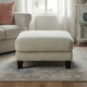 Mysi Storage Ottoman | Beige Wide Wale Corduroy Upholstery | 31"
