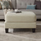 Mysi Storage Ottoman | Beige Wide Wale Corduroy Upholstery | 31"