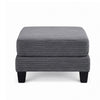Mysi Storage Ottoman | Dark Gray Wide Wale Corduroy Upholstery | 31"