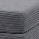 Mysi Storage Ottoman | Dark Gray Wide Wale Corduroy Upholstery | 31"