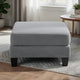 Mysi Storage Ottoman | Dark Gray Wide Wale Corduroy Upholstery | 31"