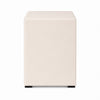 Fysa Nightst& | 2 Drawers | Crystal Knobs | Tufted Beige Upholstery