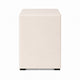 Fysa Nightst& | 2 Drawers | Crystal Knobs | Tufted Beige Upholstery