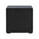 Fysa Nightst& | 2 Drawers | Crystal Knobs | Tufted Black Upholstery