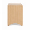 Cera Side End Table with Pet Nook | 1 Drawer | 16" Natural Brown