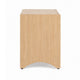 Cera Side End Table with Pet Nook | 1 Drawer | 16" Natural Brown