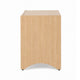 Cera Side End Table with Pet Nook | 1 Drawer | 16" Natural Brown