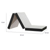 Lesa Queen Size Mattress Topper | Gel Infused Trifold Memory Foam | 4"